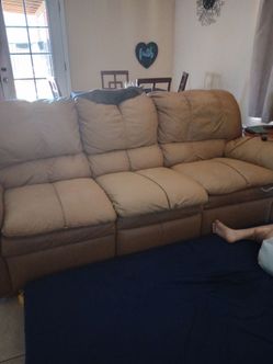Reclining Lazy boy sofa