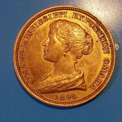 Trans Mississippi Exposition Omaha 1848 Reverse 15.58 Grams
