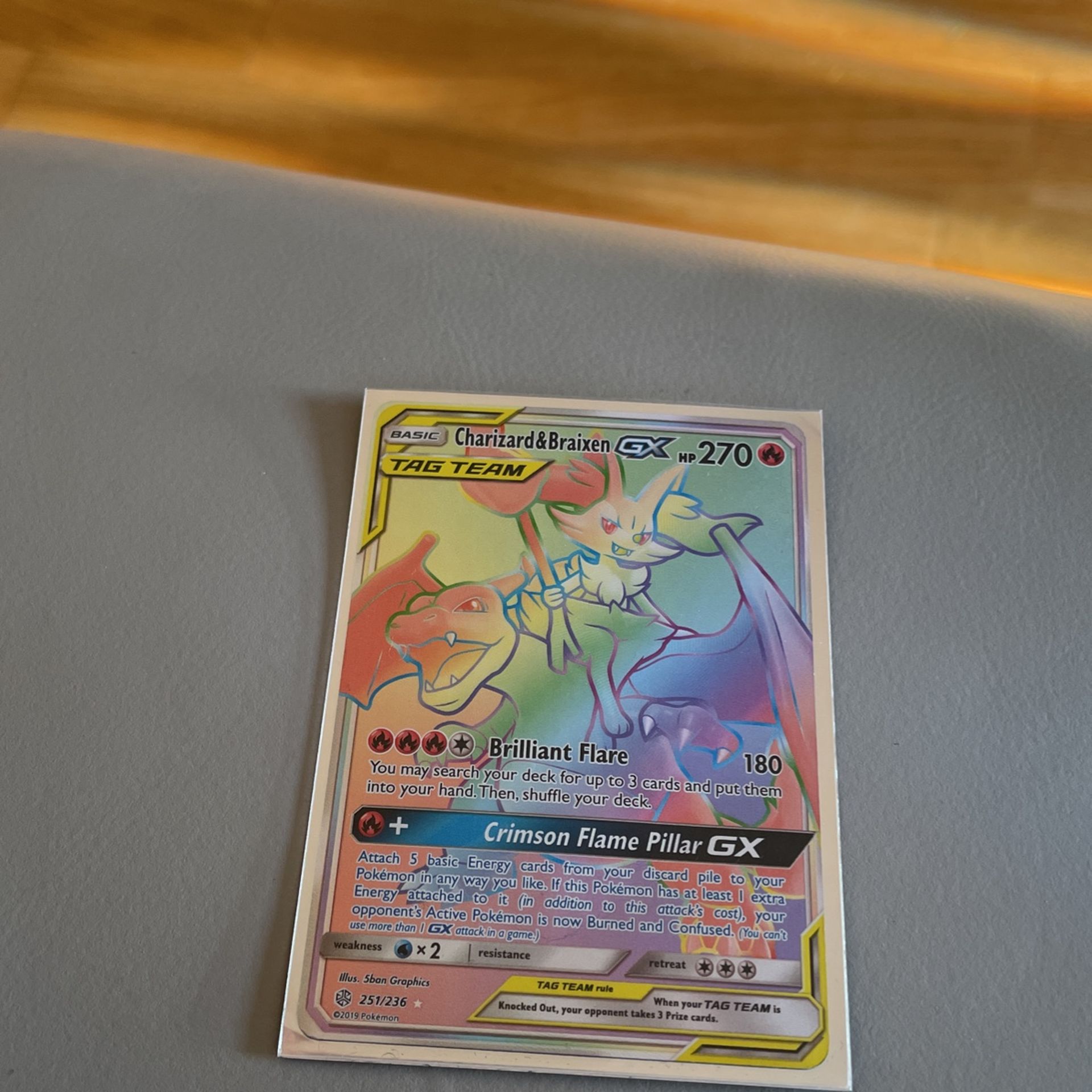 Charizard And Braxien Gx Tag Team Hyper Rare Secret Rare Perfect Condition  - www.jkreigsman.com