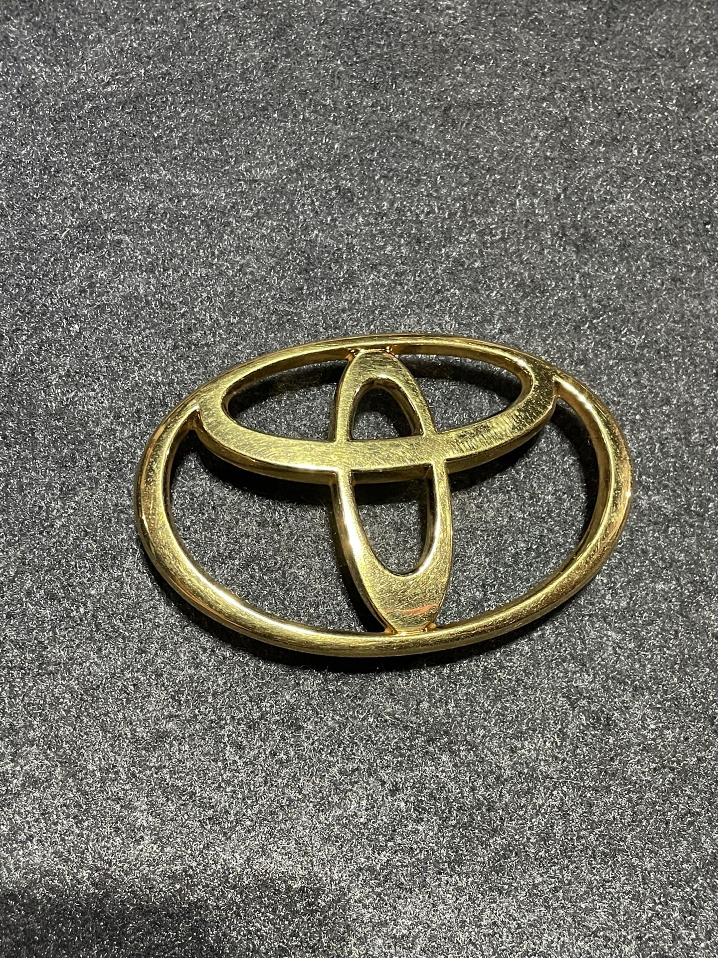 Toyota Gold Oem Emblem