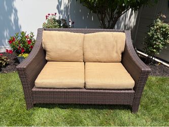 Wicker Love Seat
