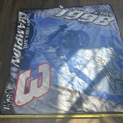 Dale and Dale Junior Earnhardt blanket