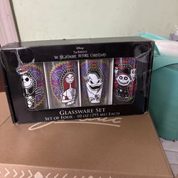 Nightmare before christmas’s glass cups