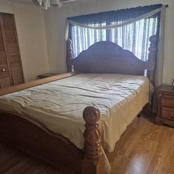 King Size Bedroom Set (Excludes Matress)