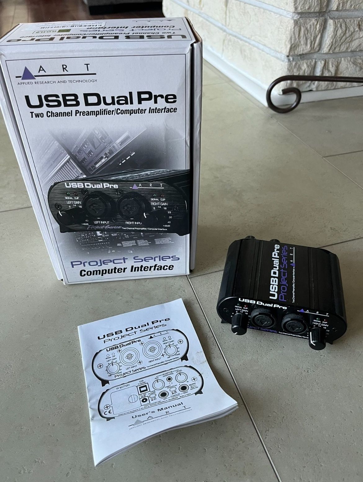 USB Dual pro 2 Channel Preamplifier/computer interface