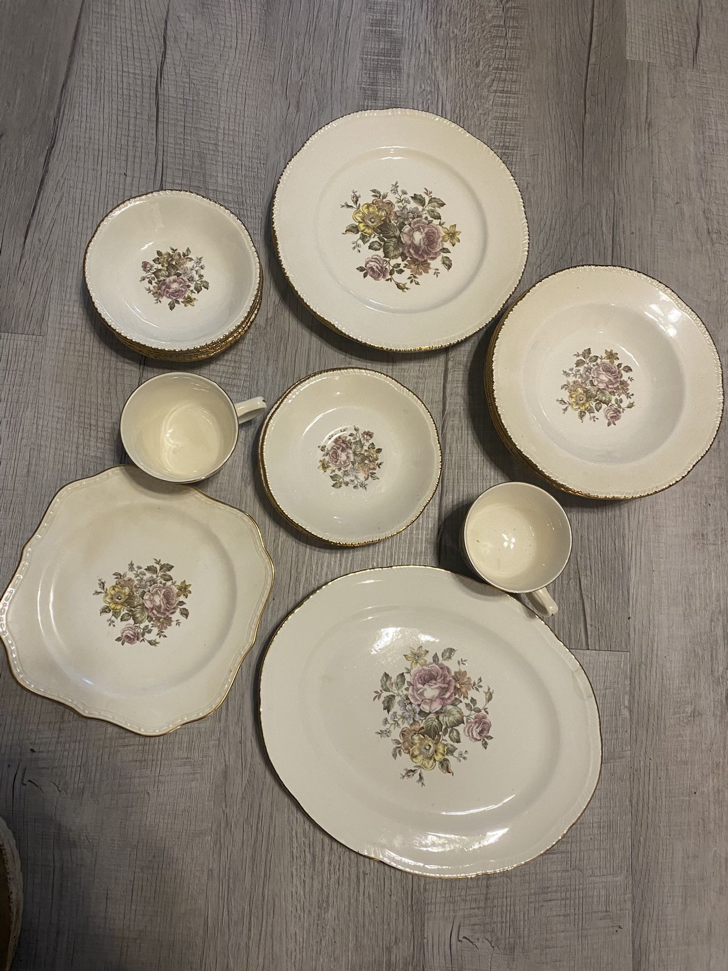 Antique Gold Trim Fine China