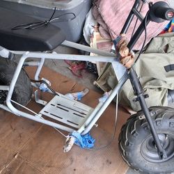 Frp Glo N Dark Roller Frame Mini Bike 