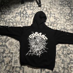 Black And White Sp5der/Spider Hoodie
