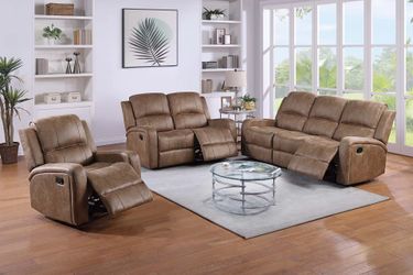 New 🛋️ Sofa + Loveseat or 3-Piece Reclining Set • $10 Down