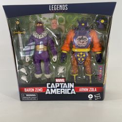 Marvel Legends Baron Zemo & Arnim Zola Figure 2-Pack from Captain America