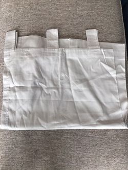 Beige curtain panel
