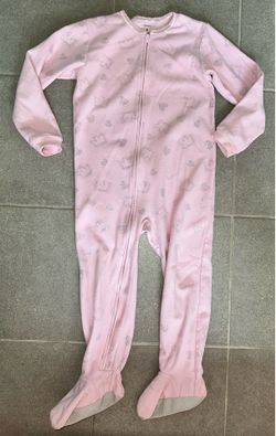 4T Pink Footed Pajamas