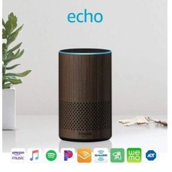 Amazon Echo (2nd Gen) Smart Speaker With Dolby