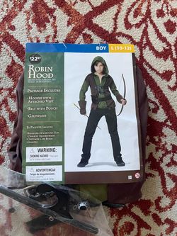 Robin Hood Halloween Boy Costume L(10-12)