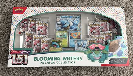Pokémon Scarlet & Violet 151 Blooming Waters Premium Collection Box NEW/SEALED