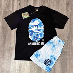Bape T Shirt  Eric Emanuel Shorts 