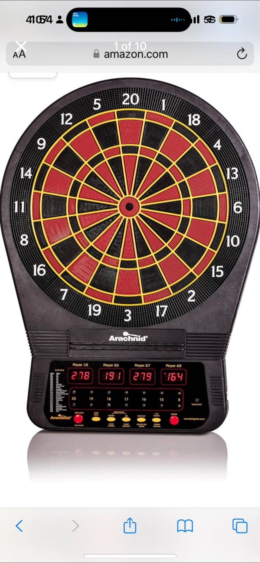 New In-the-Box Digital Dartboard 