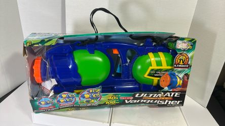 Water Squirt Gun - Vanquishisher 108oz With Strap 40ft In Box