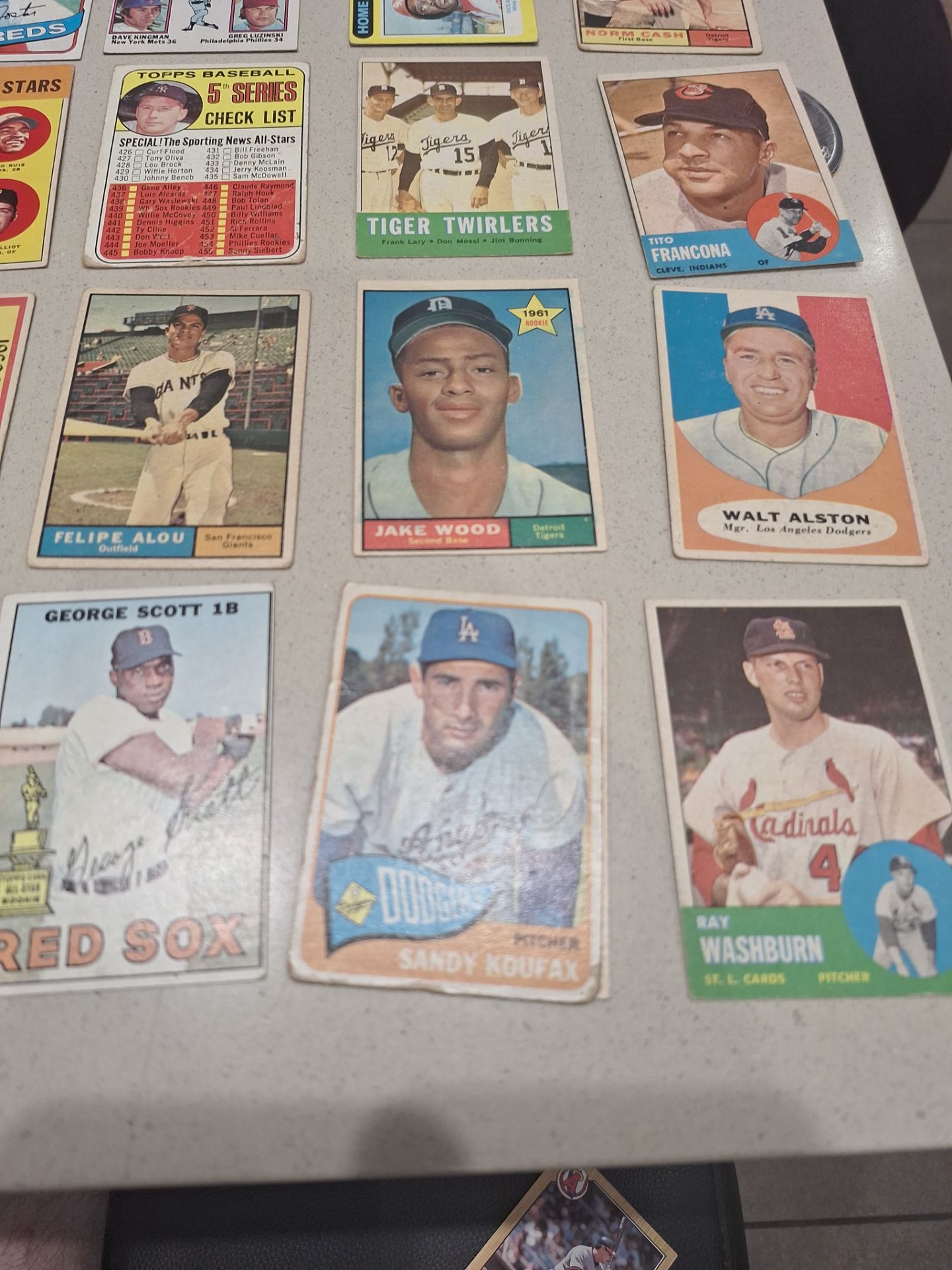 Sandy koufax, Orlando Cepeda, Tony Olivia, Mike Schimidt