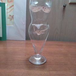 Vintage Bikini Glass 