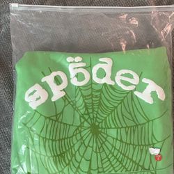 Green sp5der hoodie