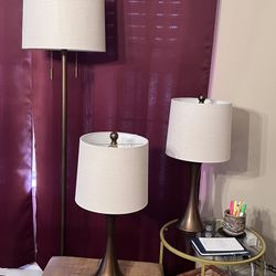 Set Of 3 Lamps