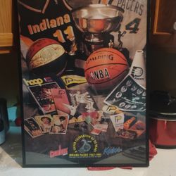 Indiana Pacers Poster 1(contact info removed) 25 Years Celebration