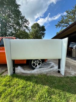 King size bed frame and boxspring