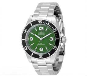 Invicta Watch with Green Dial