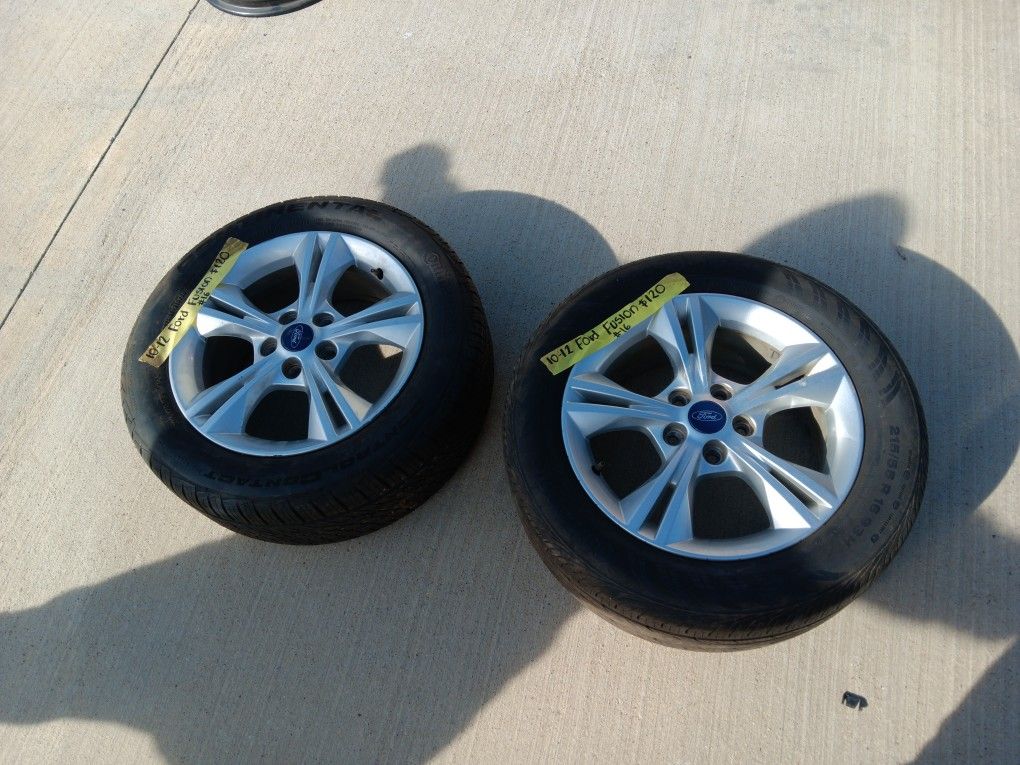 2010-12 Ford Fusion Rim With Tires #16