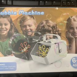 Bubble Machine Open Box
