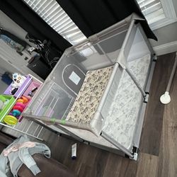 Baby Playpen With Mat