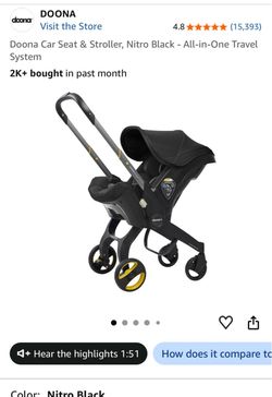 Like new! Doona Car Seat stroller Exp 11/5/2030