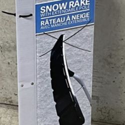 Snow Rake With Telescopic Pole 
