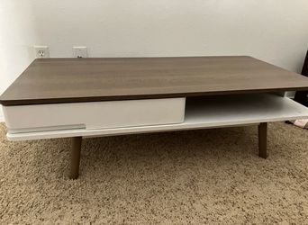 Modern Lift-Top Coffee Table with Hidden Storage
