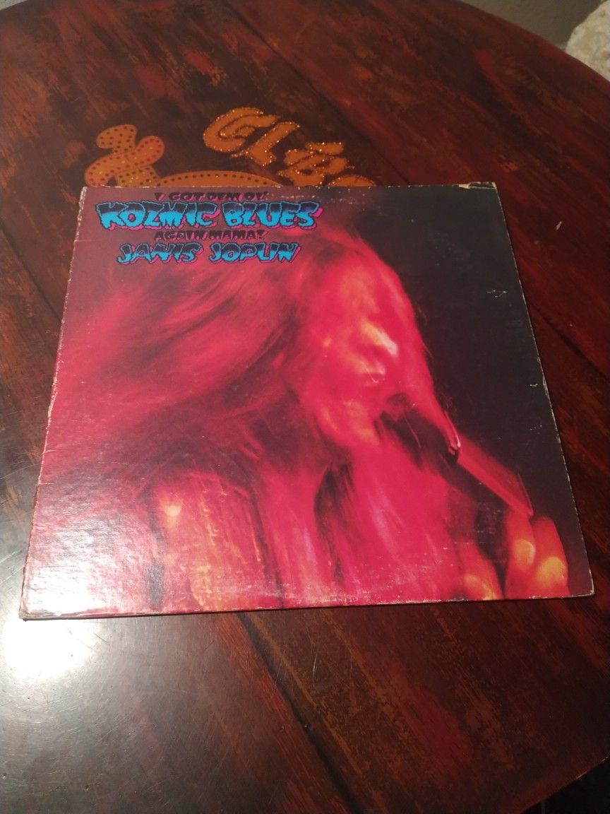 VINTAGE VILYL LP JANIS JOPLIN KOZMIC BLUES COLUMBIA PC 9913 STEREO