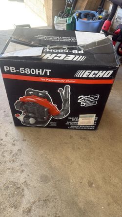 ECHO PB-580 216 MPH 517 CFM 58.2cc Gas 2-Stroke Backpack Leaf Blower with Tube Throttle