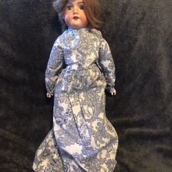  Doll Figure  Porcelain Bisque Head Made In Germany 