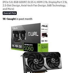 Asus rtx geforce 5060 8gb dual