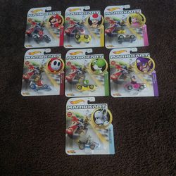 Hot wheels Mario cart full set