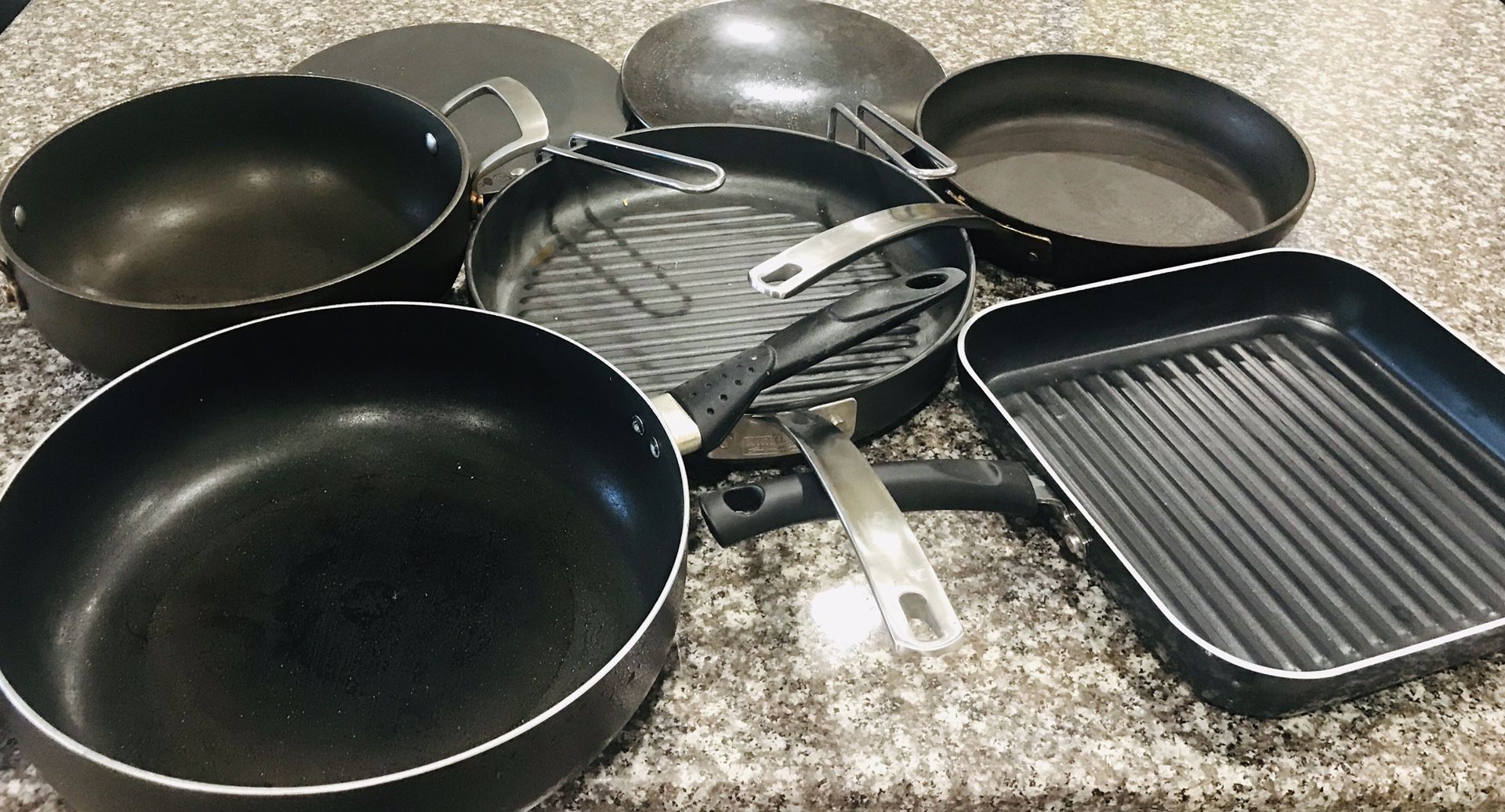 Variety of Cooking pan