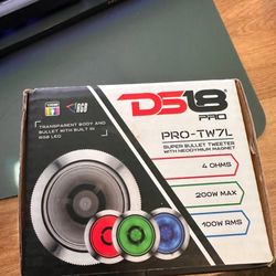 DS18 PRO-TW7L 1" RGB Alluminum Super Bullet Tweeter 200W Max 4 Ohms
