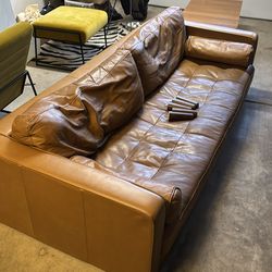 Leather Couch - 88in