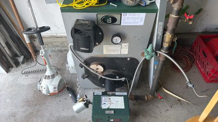Peerless boiler with Reillo burner