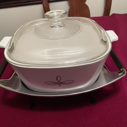 Vintage Corning Ware Casserole Dish 