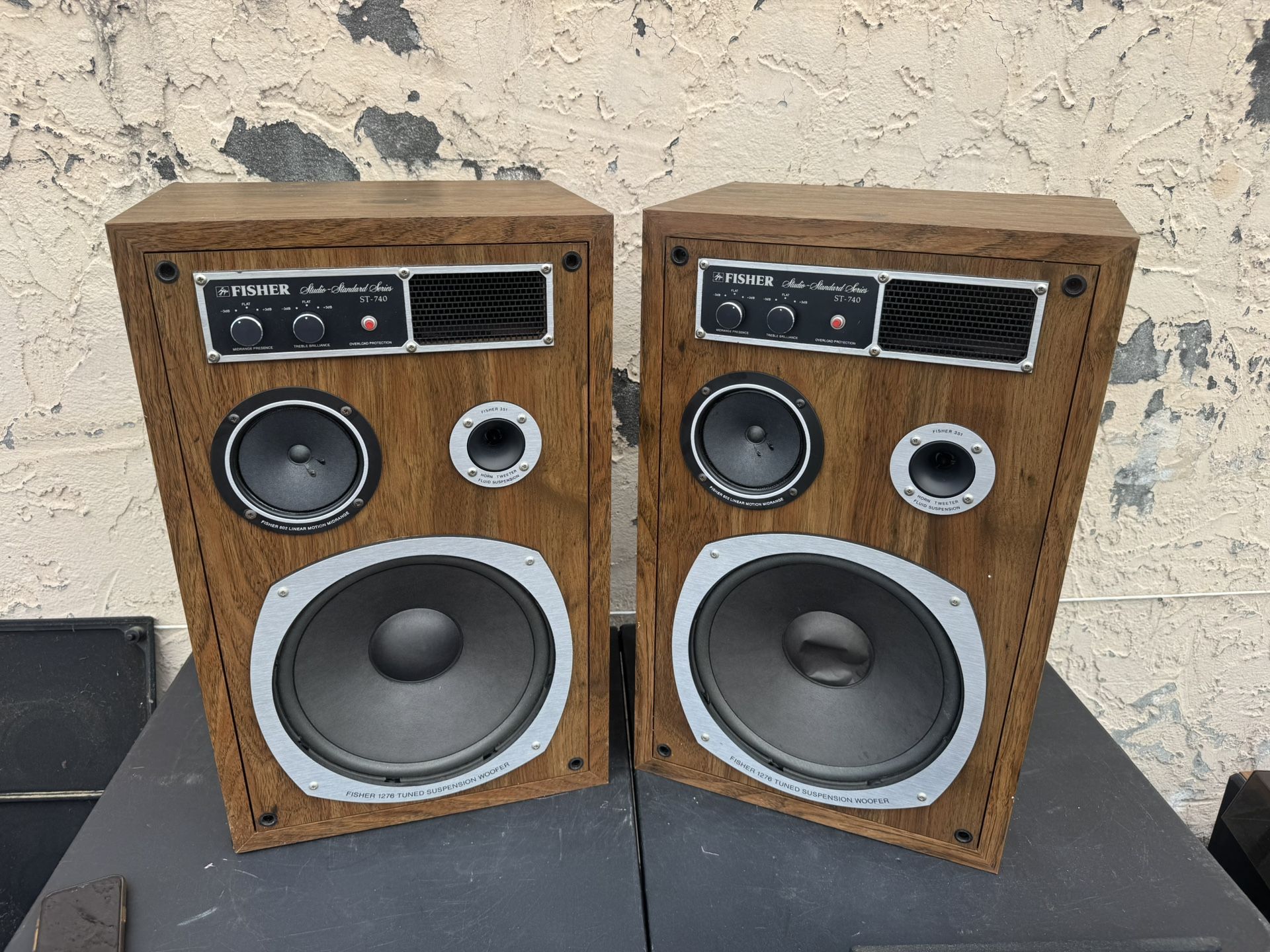 vintage Fisher Studio Standard ST-740 speaker.