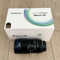 LIKE NEW: Laowa 100mm F2.8 CA-Dreamer Macro 2x