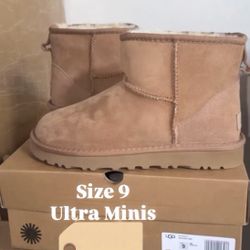 UGG Classic Ultra Mini Boots – Size 9 – Brand New