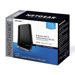 NETGEAR - Nighthawk AX6000 Wi-Fi 6 Router with DOCIS 3.1 Cable Modem