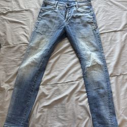 g star skinny blue jeans